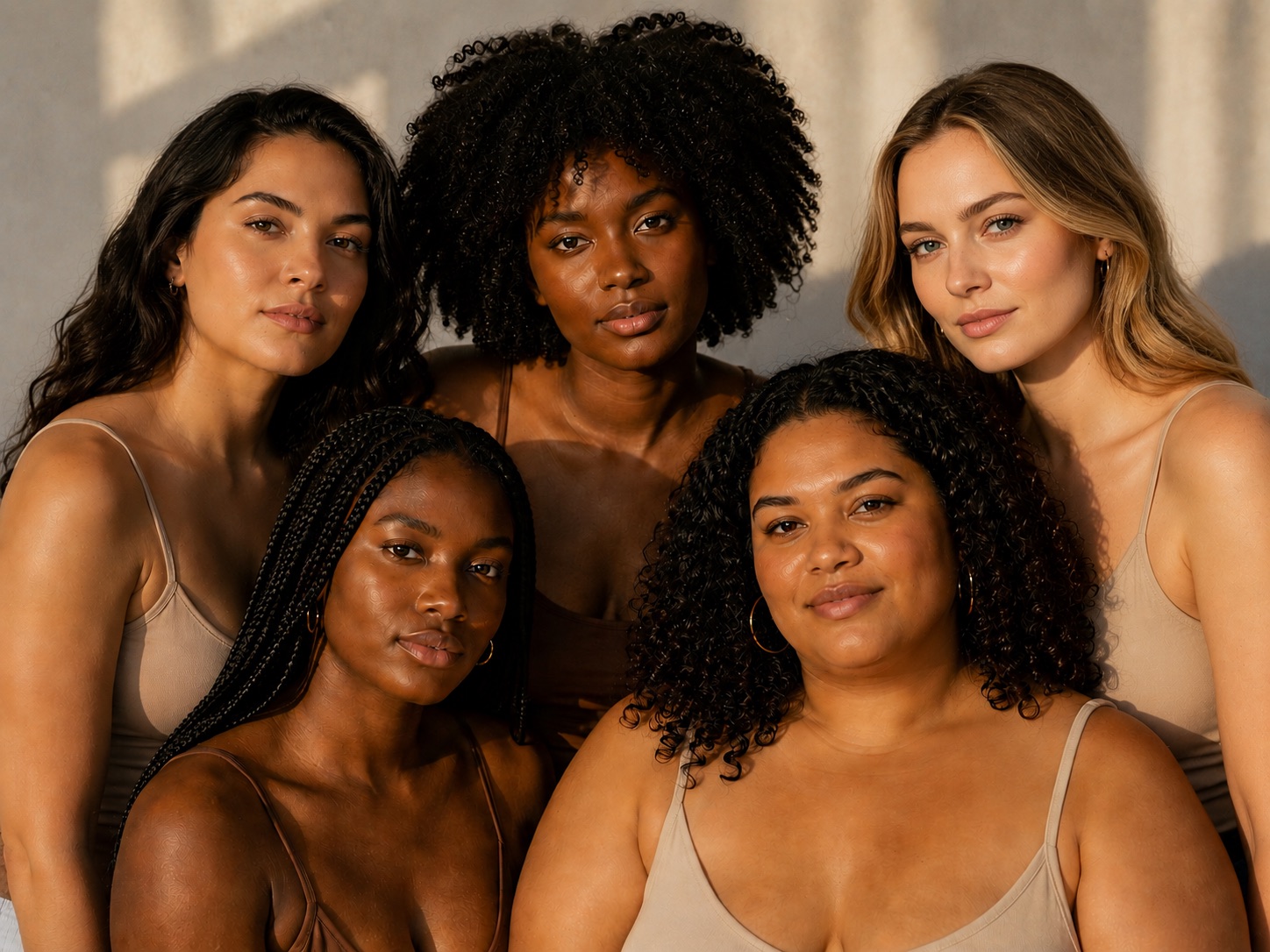 Vie Naturelle healthy-hair lifestyle image showing fuller-looking textured hair and a calm, elevated ritual aesthetic
