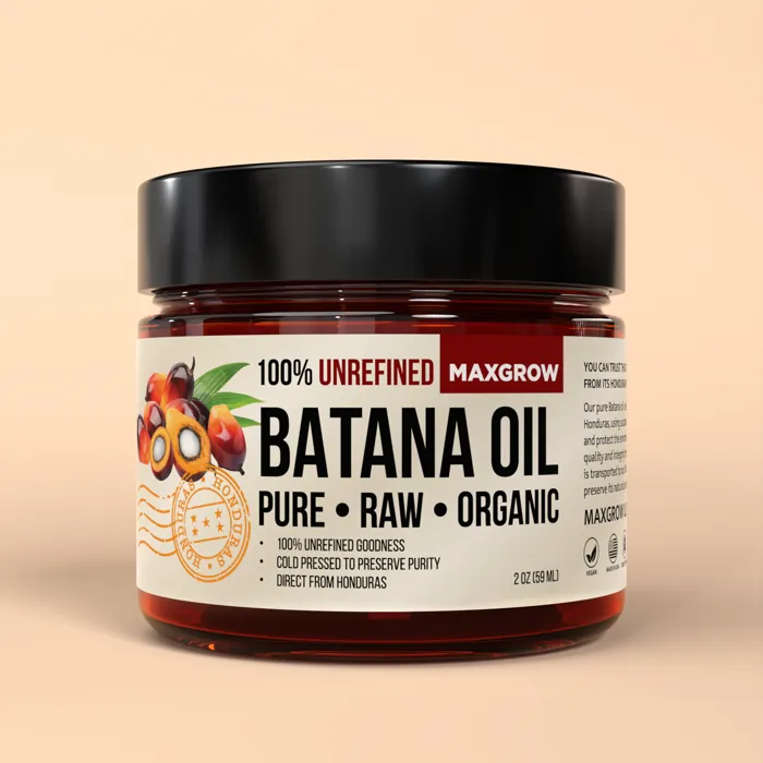 Vie Naturelle 2 oz Pure Batana Oil amber glass jar
