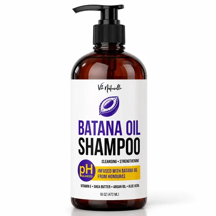 Vie Naturelle Batana Oil Shampoo — gentle cleanse for fragile, thinning hair
